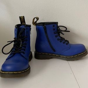 Blue Dr. Martens Toddler US SIZE 9